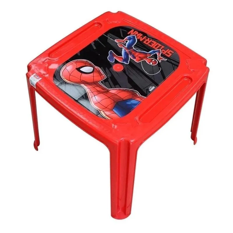Mesinha Infantil Educativa Mesa Com Porta Lapis Homem Aranha