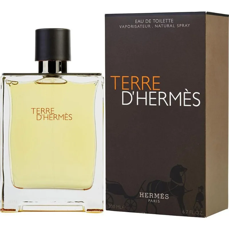 Perfume Masculino Terre D'hermes Hermes Eau De Toilette Spray 200 Ml