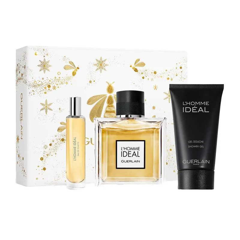 Guerlain L'Homme Idéal Kit – Perfume Masculino EDT + Gel de Banho + Travel Size Kit