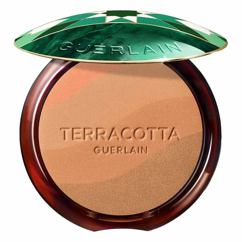 Pó Bronzeador Guerlain Terracotta Golden Dunes Light Green Agafay