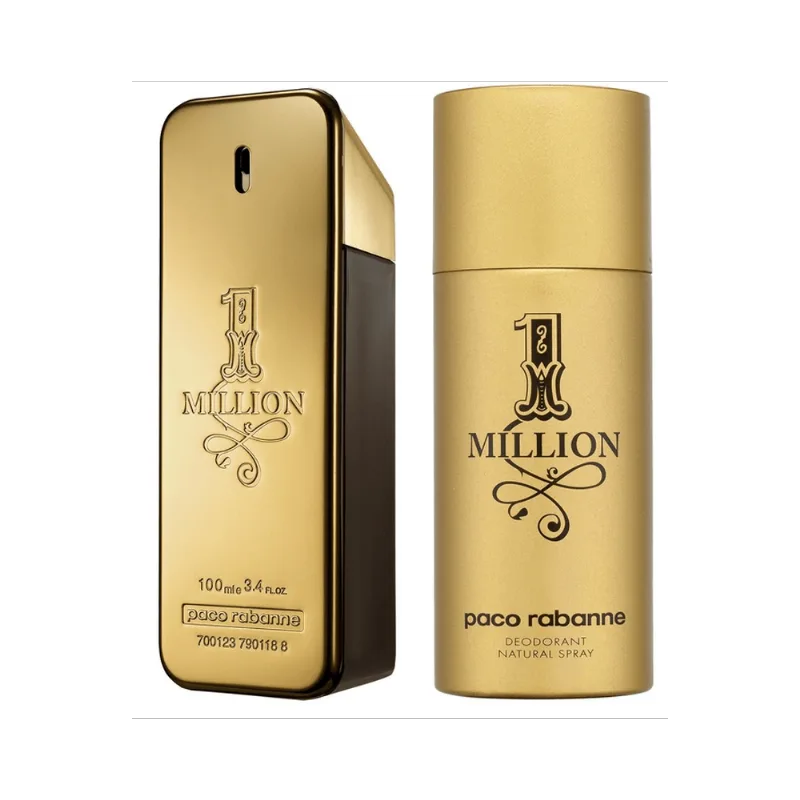 PACO RABANNE KIT ONE MILLION EDT 100ML DEO 150ML LATA 5255