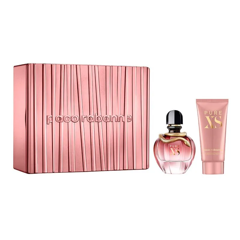 Rabanne Pure XS for Her Kit – Perfume Feminino EDP + Loção Corporal Kit