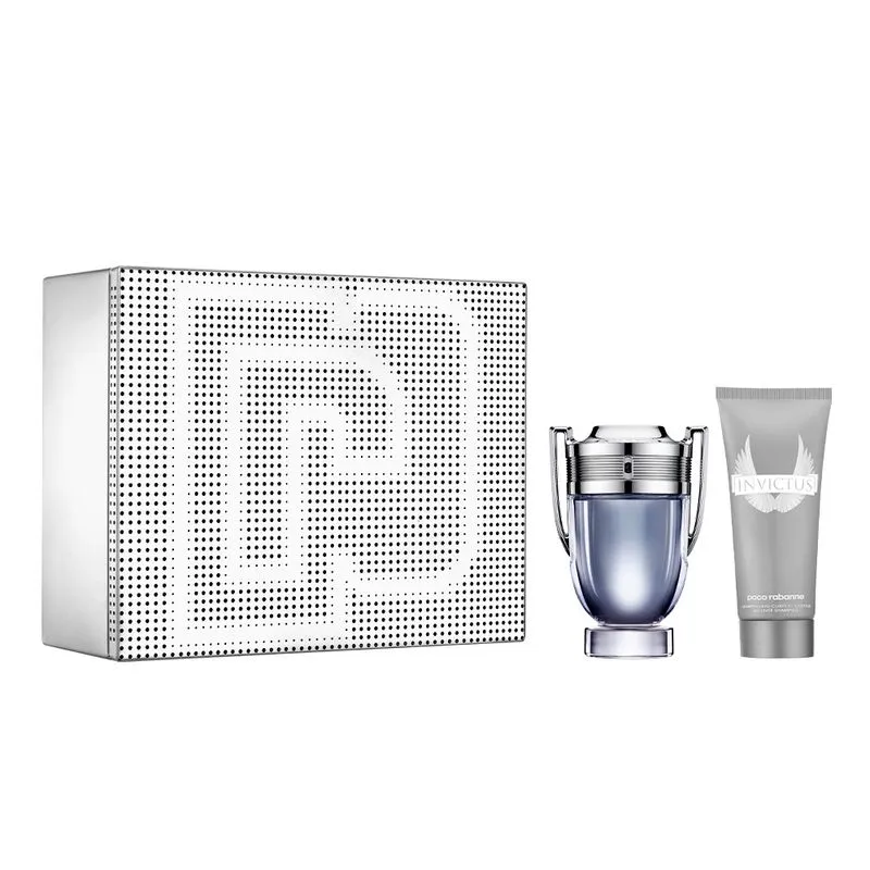 Rabanne Invictus Kit – Perfume Masculino EDT + Gel de Banho Kit