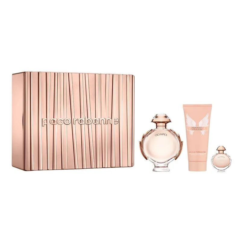 Olympéa Rabanne Perfume Feminino EDP + Hidratante Corporal + Miniatura Kit