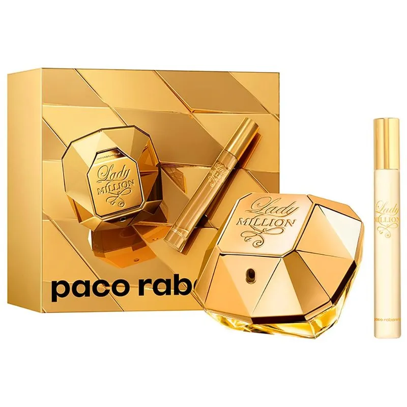 Rabanne Lady Million Kit – Perfume Feminino + Travel Size Kit