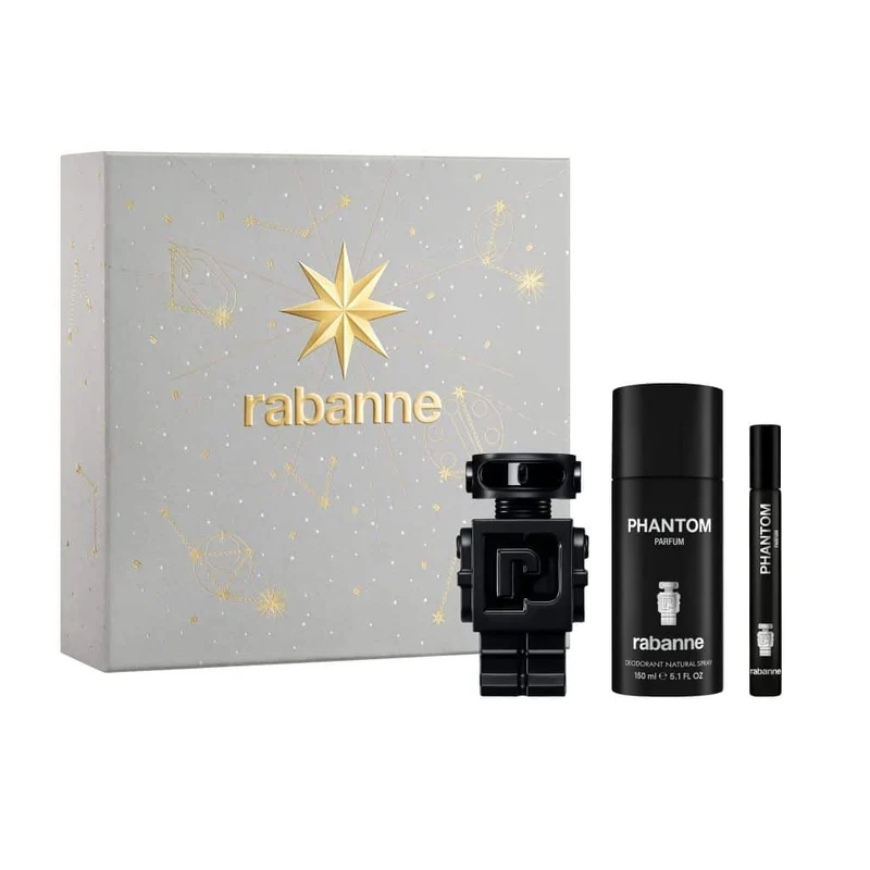 Phantom zestaw perfumy spray 50ml + dezodorant spray 150ml + perfumy spray 10ml