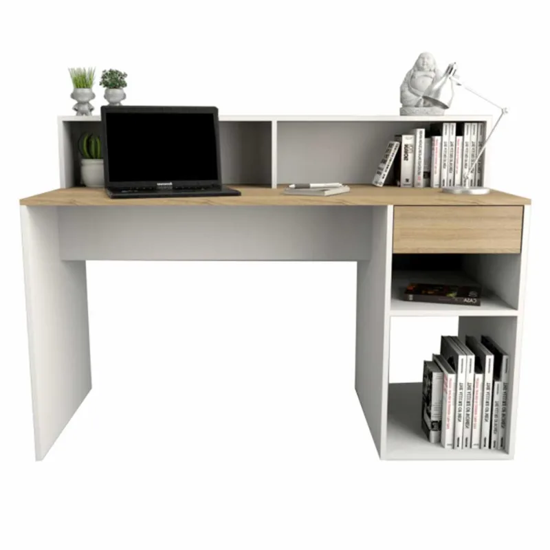 ESCRITORIO C/REPISA TABLES 3049 OLMO F. EVEREST ESCRITORIO C/REPISA ART 3049 OLMO/EVER