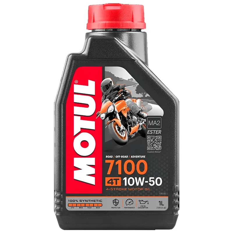 Óleo Motul 4 Tempos 4T 10W50 Sintético 7100 1Lt