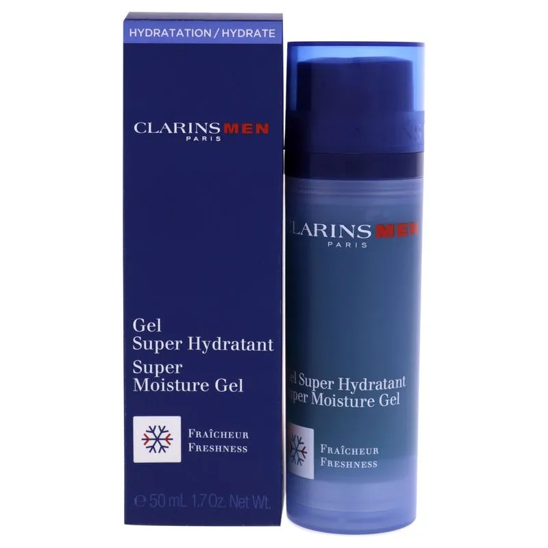Men Super Moisture Gel Da Clarins Para Homens - Gel 1,7 Oz