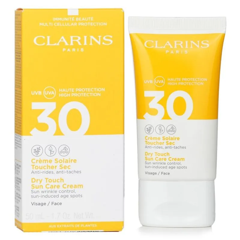 Creme Protetor Solar Clarins Dry Touch Spf 30 Para Rosto