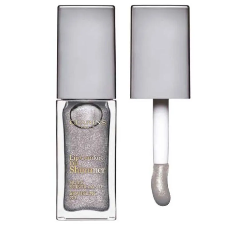 Óleo Labial Cintilante Clarins Lip Comfort Oil Shimmer 01 - Sequin Flares