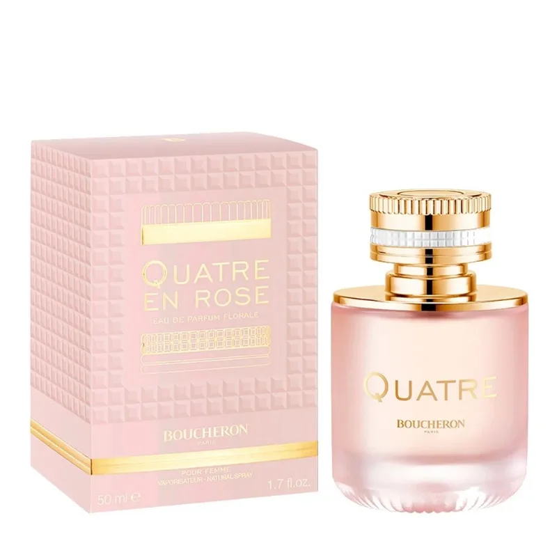 Boucheron Quatre En Rose Feminino Eau De Parfum Florale 50ml