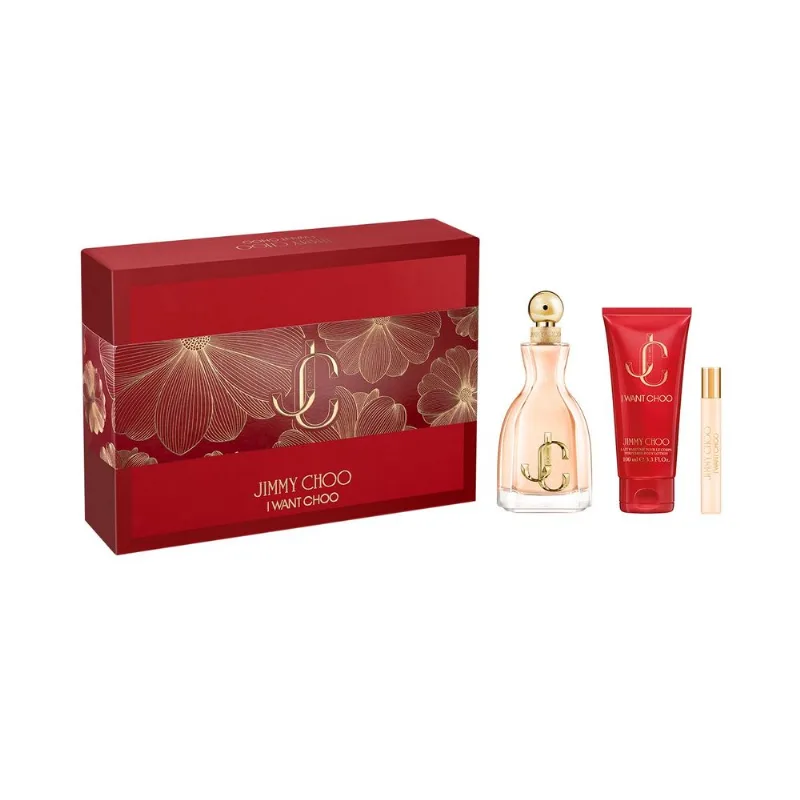 I Want Choo EDP 100 ml + Body Lotion + EDP 7.5 ml