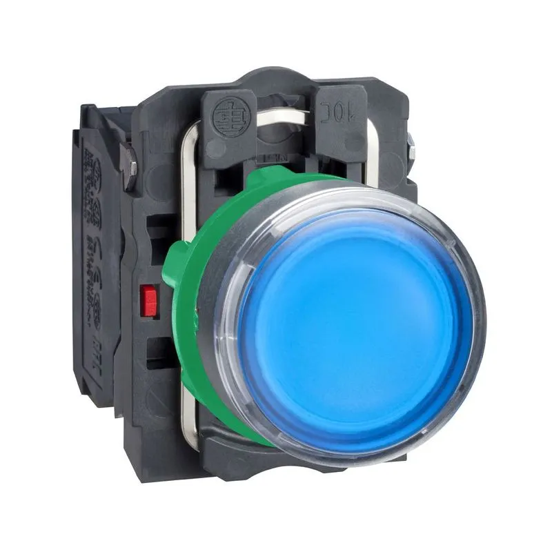Botão Plástico Impulsão 220/240V 1NA+1NF Azul XB5AW36M5 - Schneider