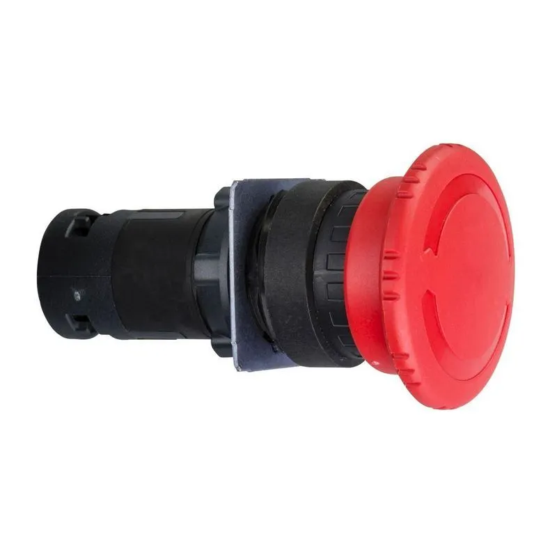 Botão Cogumelo 22mm Schneider Electric Xb7es542p Parada Emergência 1nf 220v Vermelho