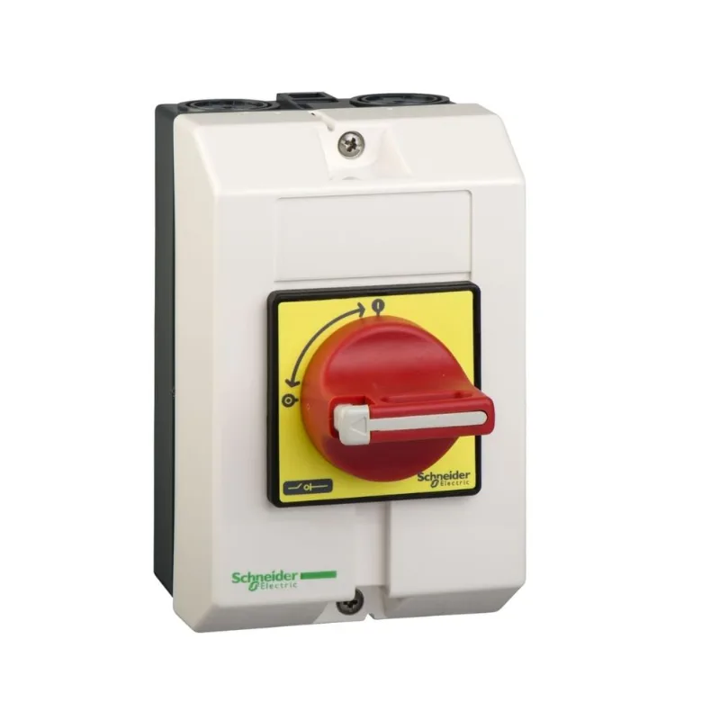 Chave Seccionadora 3P 25A Vario Manopla Vermelho Com Cofre Ip65 Vcf1Ge Schneider
