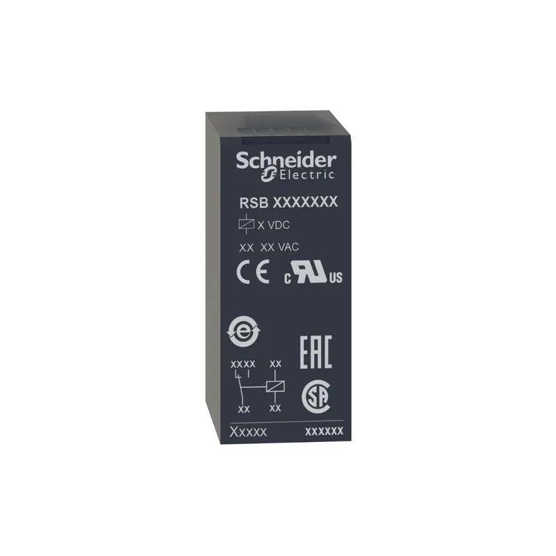 Relé Interface 220 Volts 8 Amperes 2 Reversíveis Plug-In RSB2A080M7 Schneider