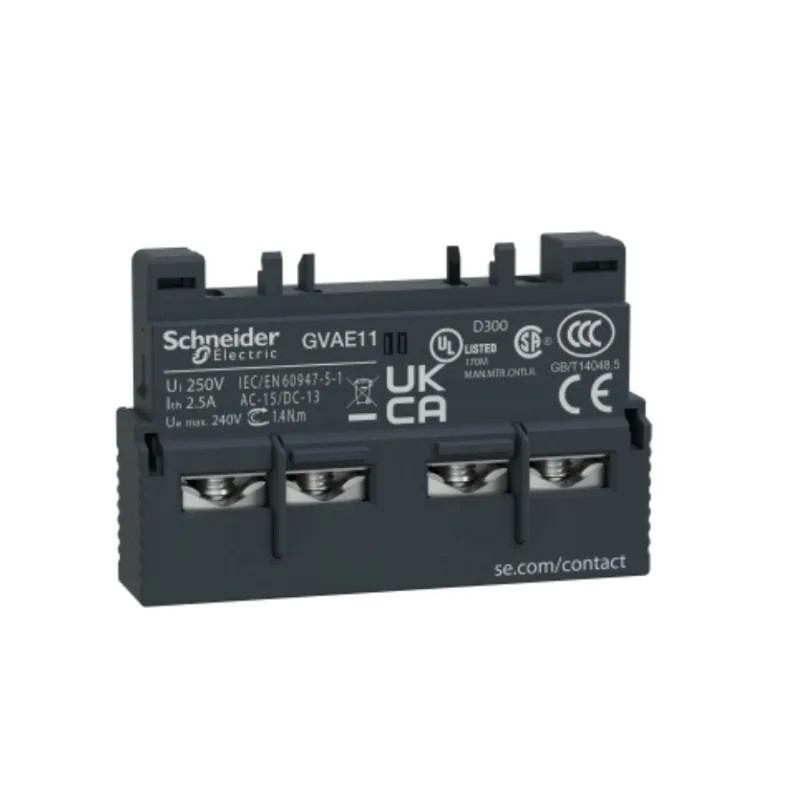 Bloco de Contato Auxiliar Frontal 1NA+1NF GVA-E11 Schneider