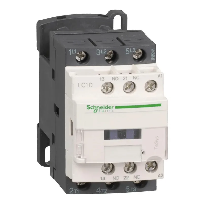 Contator 3P 9A 1Na+1Nf 24Vca LC1D09B7 Schneider