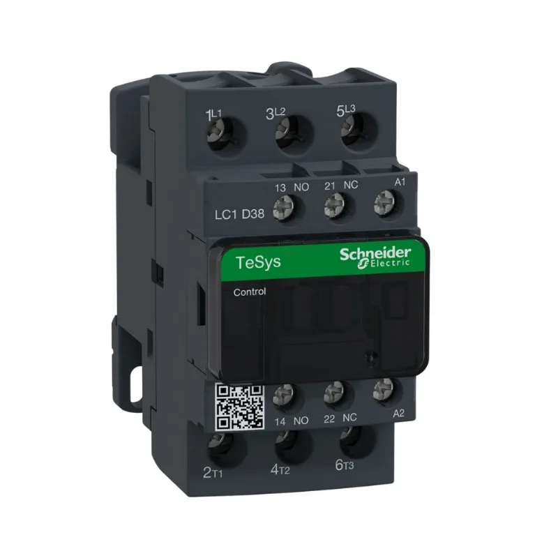 Contator 3P 38A 110V 50/60Hz 1Na+1Nf Lc1-D38F7 Schneider