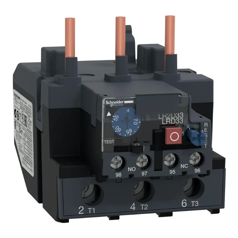 Rele Bimetálico LRD3361 Proteção Térmica 55-70A 1NA+1NF Bivolt Schneider Electric