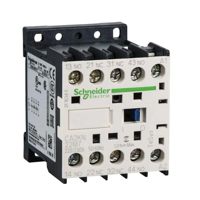 Contator Auxiliar Schneider Electric Tesys CAK 2 na + 2 NF 220V CA-15 - CC-13