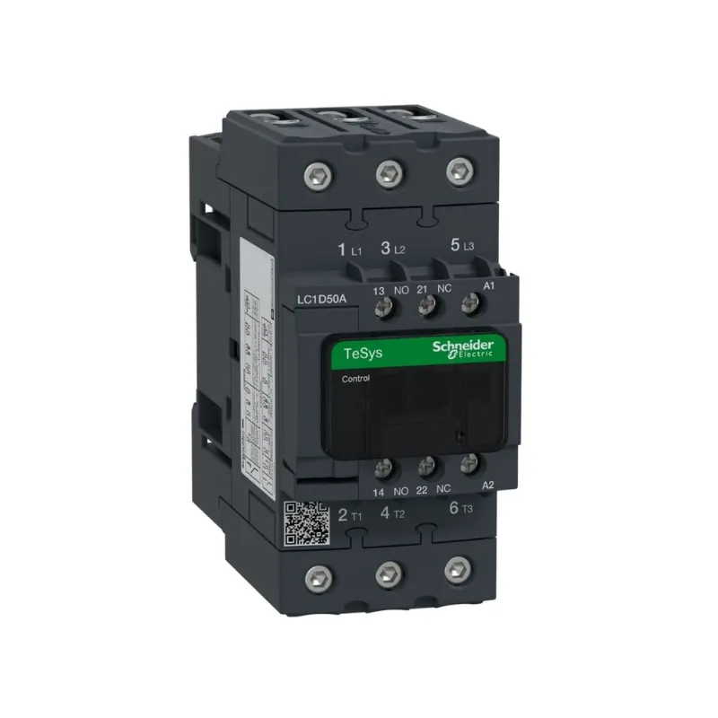 Contator 3P 50A 24V 50/60Hz 1Na+1Nf Lc1D50Ab7 Everlink Schneider