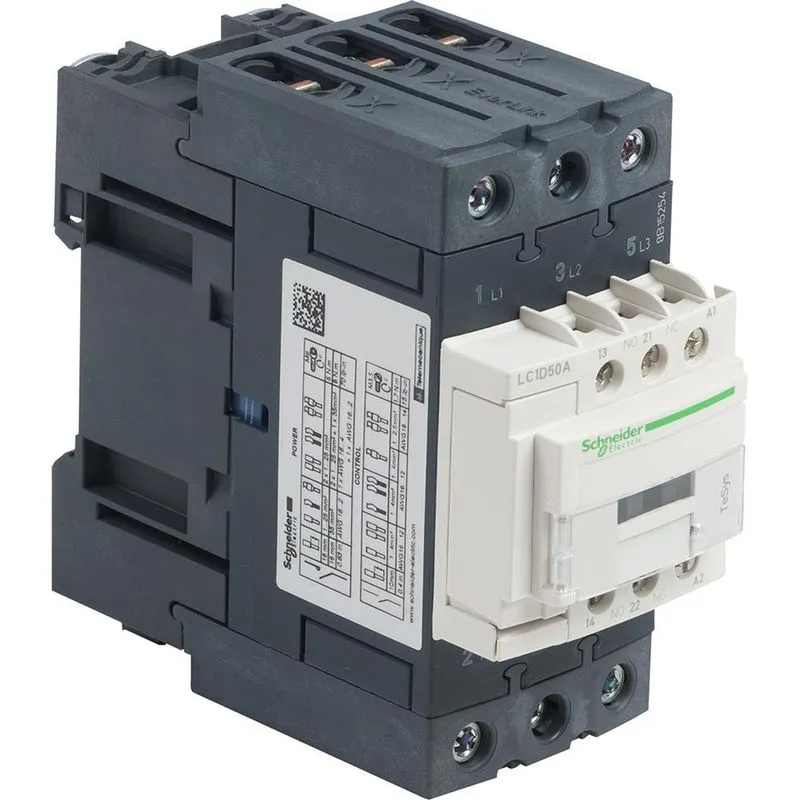 Contator Tripolar 50a Com Bobina Em 220v Tesys D Schneider