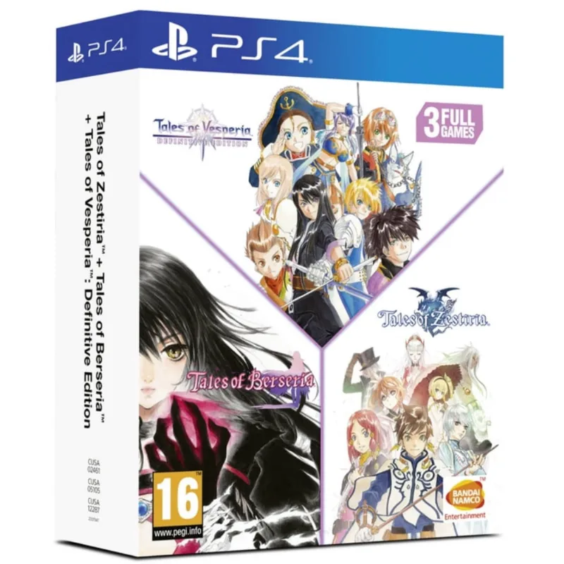 Jogo tales of vesperia definitive edition trilogia ps4 novo