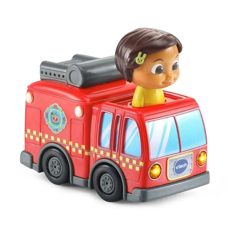 Brinquedo VTech CocoMelon Go! Vá! Caminhão de bombeiros Smart Wheels da Nina