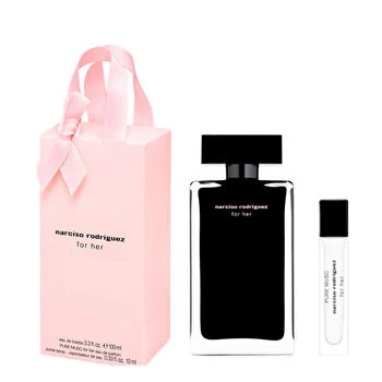 Narciso Rodriguez For Her Woman Eau De Toilette & Pure Musc For Her Eau De Parfum 10ml Travel Set 100ml 100ml