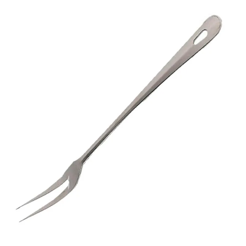 Garfo Grande Para Yakissoba Churrasco Carne Em Inox 33cm