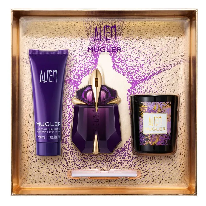 Alien Mugler Kit - Eau de Parfum + Loção Corporal + Vela Kit