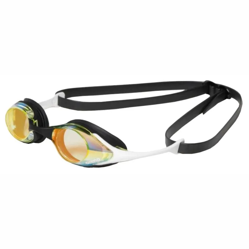 Óculos de Natação Arena Cobra Swipe Mirror Amarelo Branco