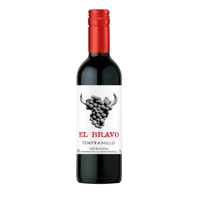 Vinho Tinto Espanhol EL BRAVO Tempranilo Tinto 375ml