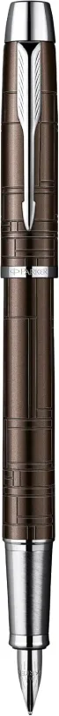 Caneta Tinteiro Parker IM Premium Marrom Metálico CT S0949700