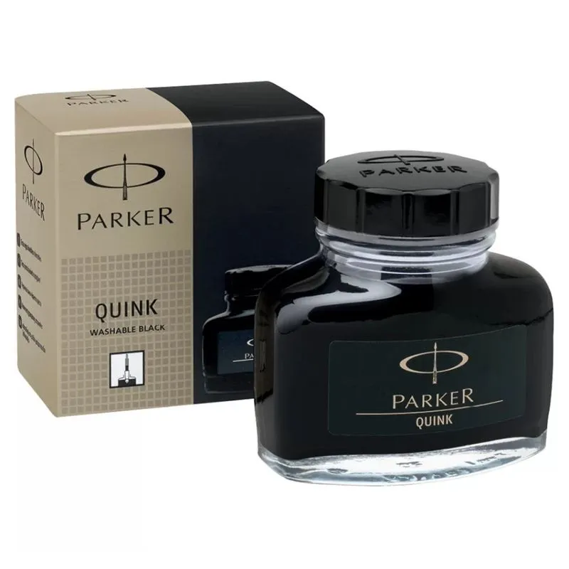 Vidro de Tinta Parker 57ml Quink Preto 1950375