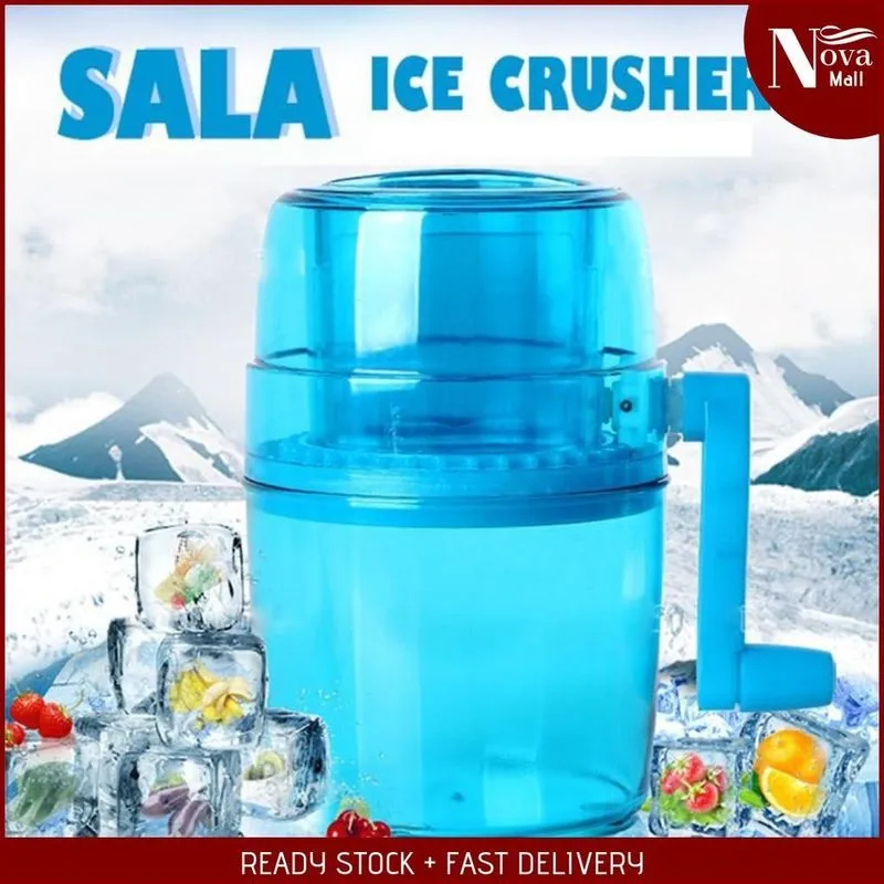 Triturador Manual De Gelo Liquidificador E Máquina De Cone De Neve Com Manivela