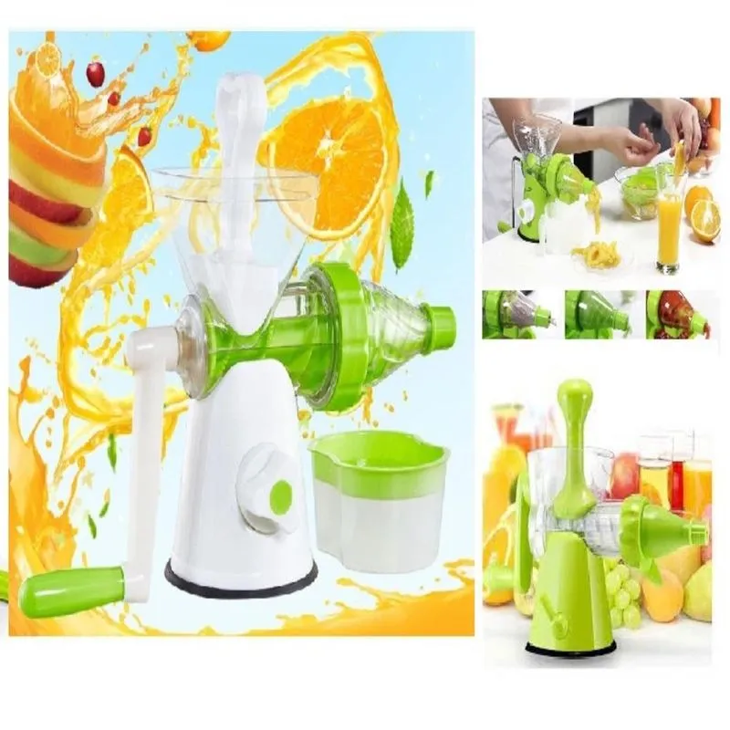Maquina Extrator Manual Multifuncional Espremedor De Sucos Frutas Vegetais Liquidificador Fitness