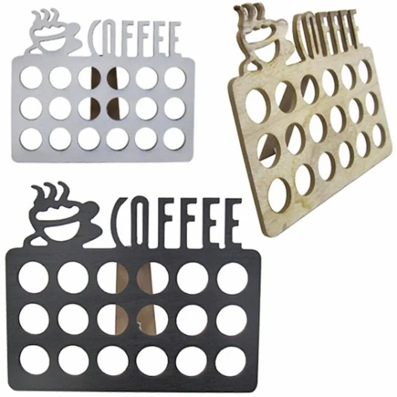 Suporte Porta Capsula Nespresso Com 18 Compartimentos Em Mdf Cafe Expresso De Mesa Para Cozinha