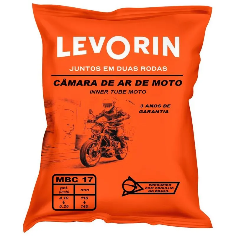 Câmara De Ar Moto Mbc-17 Butil Levorin