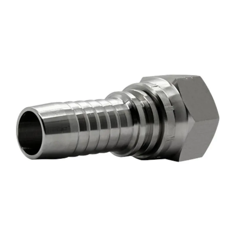 01 Terminal Prensável Femea Jic Reta 06 - 06 (9/16 X 3/8)