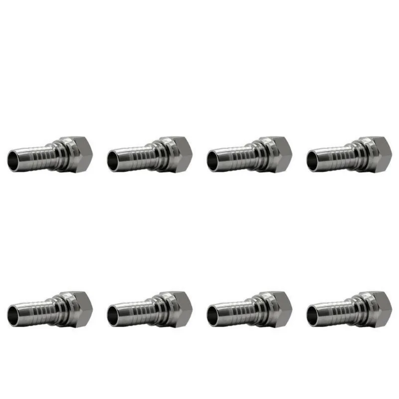 08 Terminal Prensável Femea Jic Reta 10 - 10 (7/8 X 5/8)