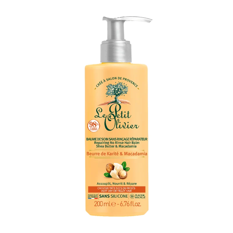 Crema Cuidado Cabello Rizado 200ml, Le Petit Olivier SIN SABOR