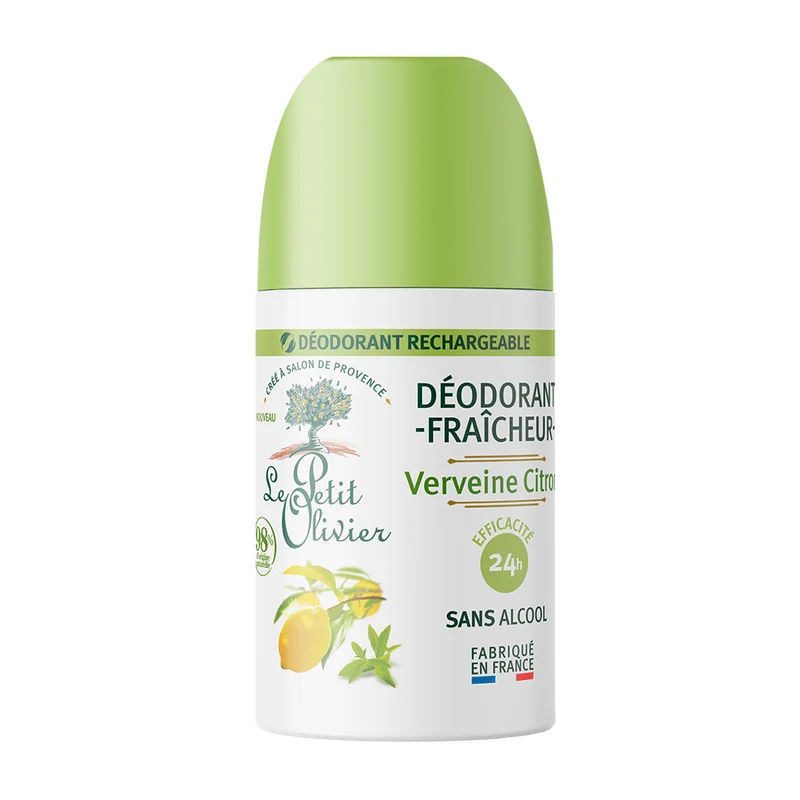 Desodorante Roll-On Verbena Limón 50grs, Le Petit Olivier SIN SABOR