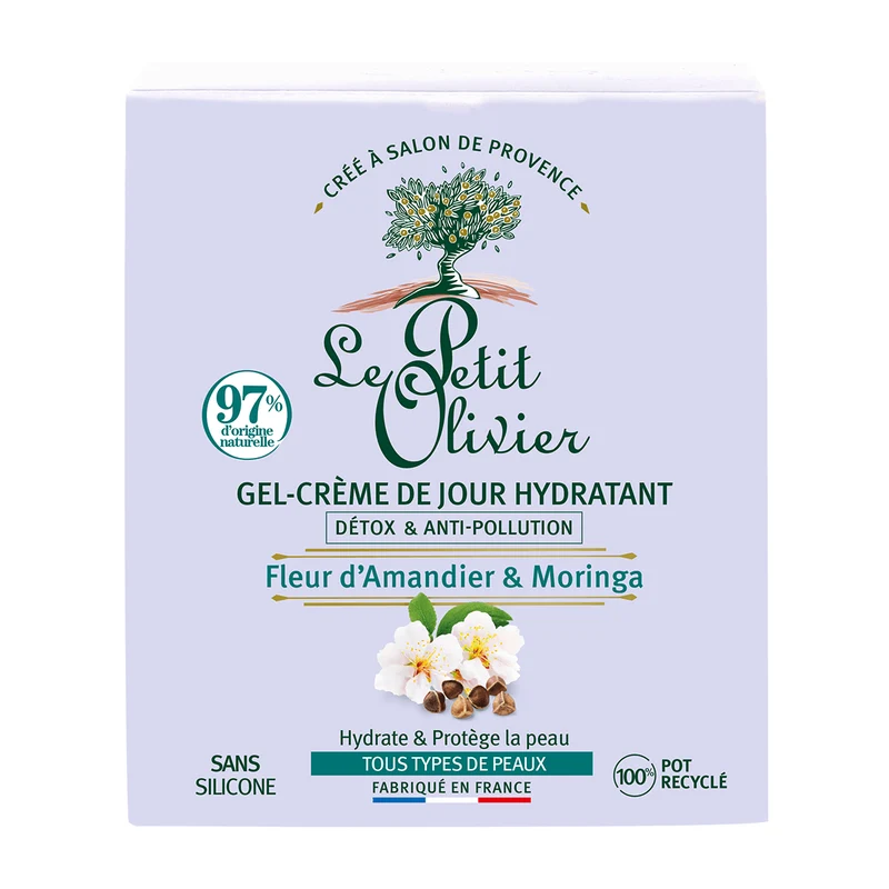 Crema Gel de Dia Detox 50ml, Le Petit Olivier SIN SABOR