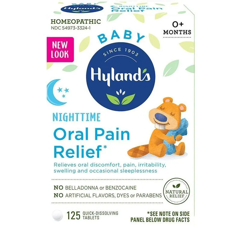 Hyland's Baby Nighttime Alívio Dor Oral/bucal - 125 Tablets