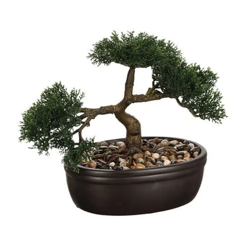 Planta Artificial Bonsai con maceta cerámica 36cm de alto Atmosphera