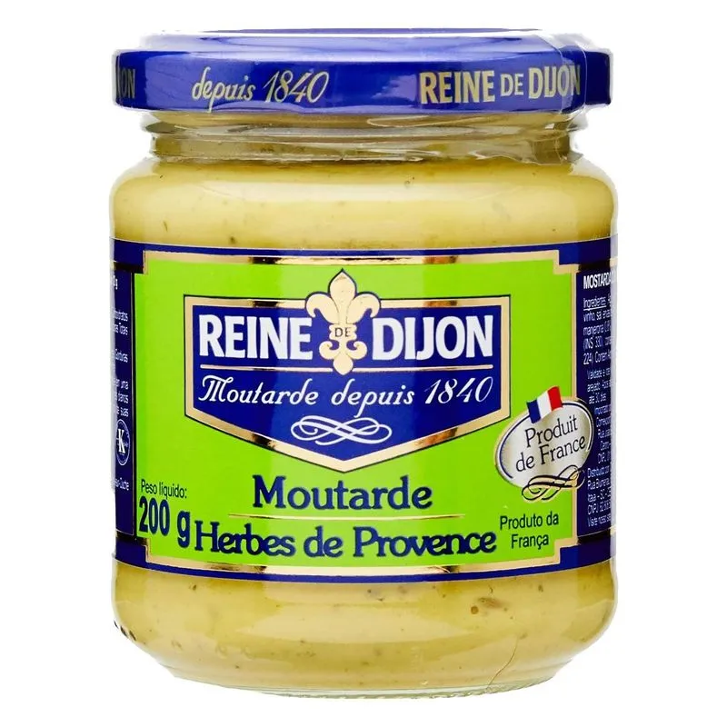 Mostarda Reine Dijon Com Ervas De Provance 200g