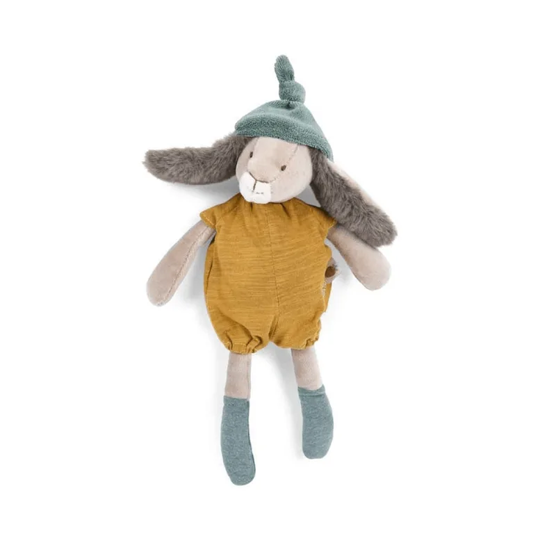 Pelúcia Pequeno Coelho Ochre Trois Petits Lapins Moulin Roty